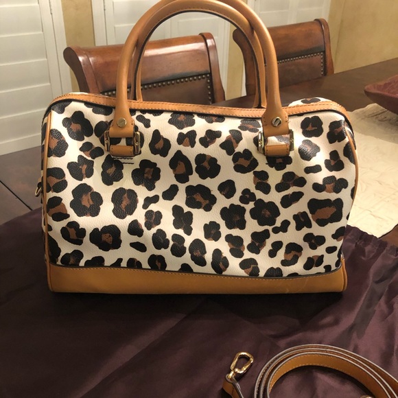 Tory Burch almost new leopard print satchel/bag - Picture 4 of 7